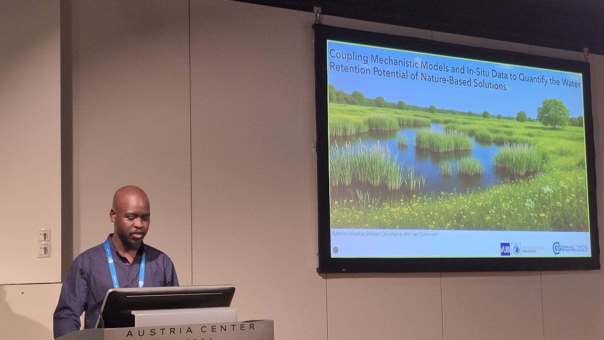 EGU 2025: Quantifying water retention potential of Nature-Based Solutions